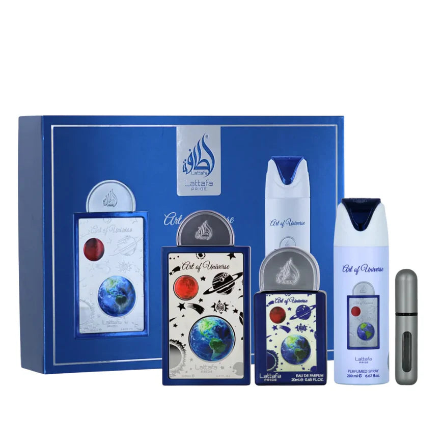 Art of Universe 3-Piece Perfume Gift Set by Lattafa Pride (Gift Set)
