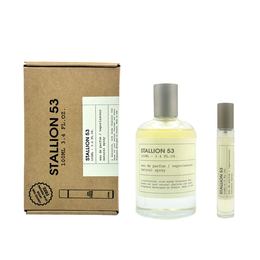 Stallion 53 3.4 oz EDP with 20ML Travel Size Parfum by Emper