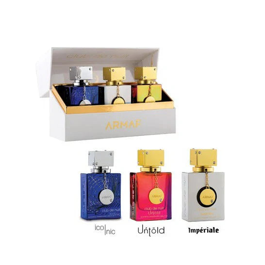 MS-ARMAF CDN UNTOLD+ICONIC+IMPERIAL- 30ML PARFUM SPR X 3
