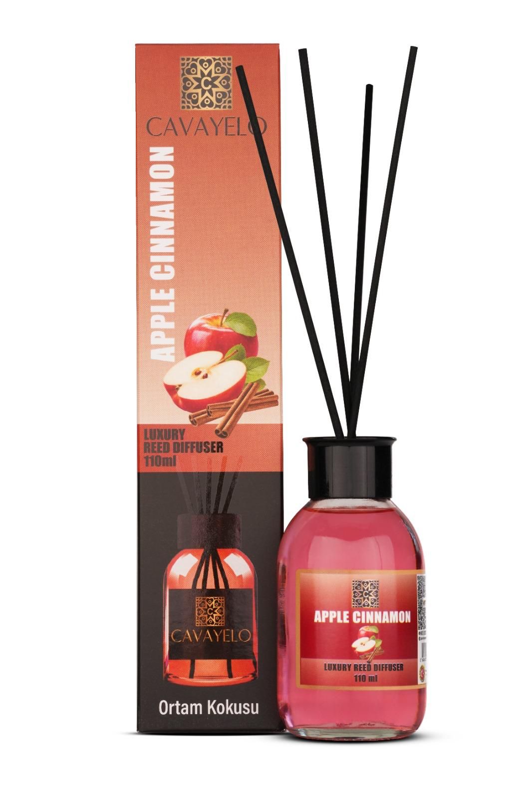 Cavayelo Luxury Reed Diffuser Apple Cinnamon 110mL