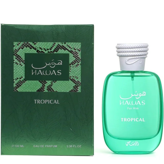 Hawas Tropical EDP Perfume By Rasasi 3.4oz / 100ml