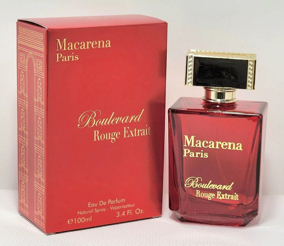 Macarena Boulevard Rouge Extrait 3.4 FL / OZ Eau De Parfum / Unisex 3.4 Fl Oz