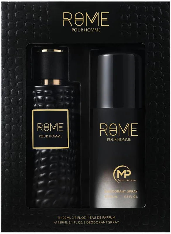 Mast Perfume Rome Pour Homme Set 2pcs By Bharara M EDP 3.4oz + Deodorant 5.0 oz