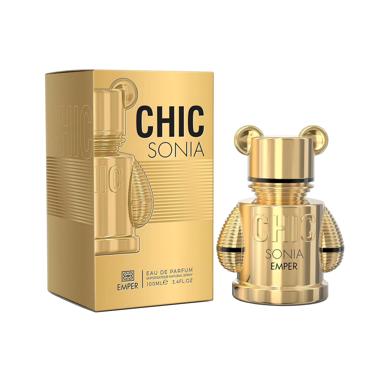 Chic Sonia Perfume by EMPER - Unisex Eau de Parfum - 3.4 fl oz / 100ml. Fresh Fragrance