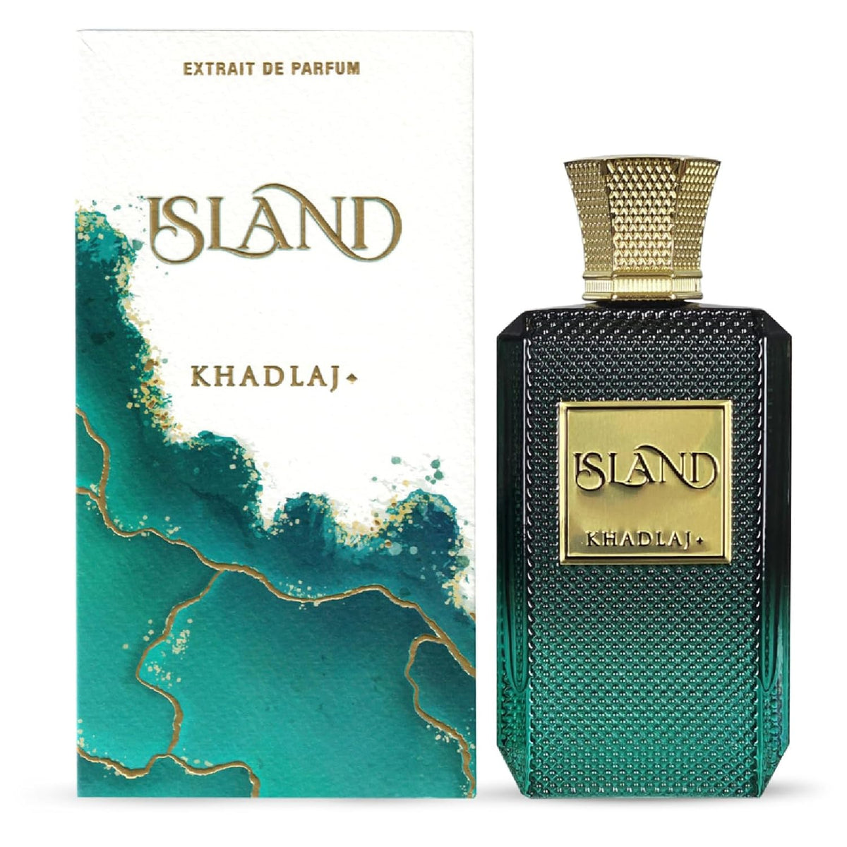 Khadlaj Island Extrait de Parfum Spray for Unisex, 3.4 Ounce