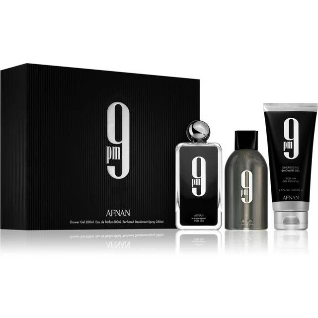 9 Pm Gift Set Perfume For Men 3.4 Oz