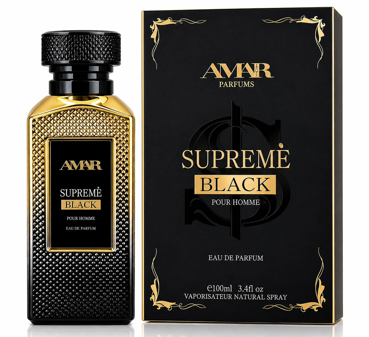 Supreme Black Pour Homme EDP 3.4 oz