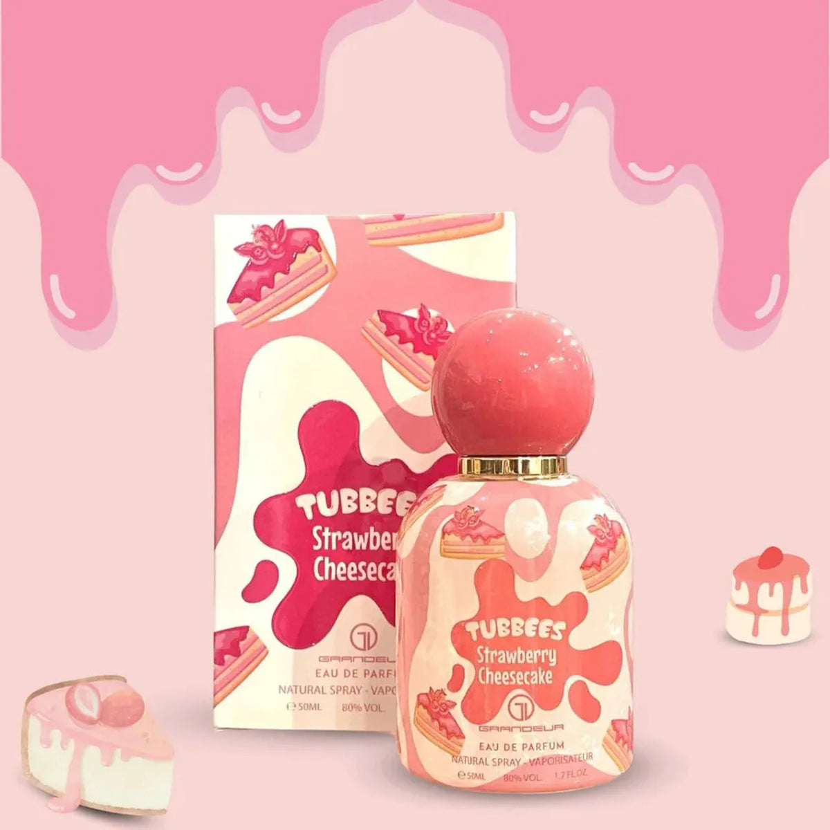 GRANDEUR TUBBEES -STRAWBERRY CHEESECAKE - 50 ML EDP