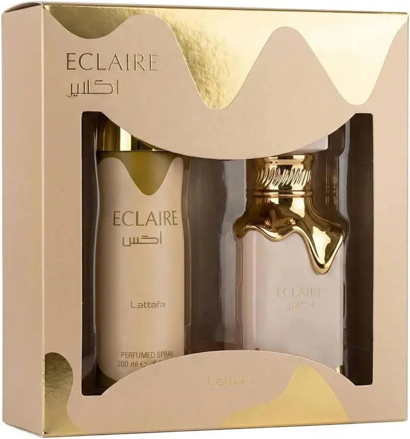 Lattafa Eclaire 2PCS Gift Set with 100ML EDP + 200ML Perfume Spray