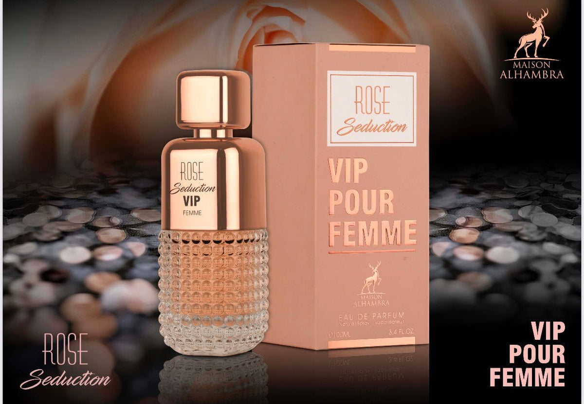 ROSE SEDUCTION VIP POUR FEMME